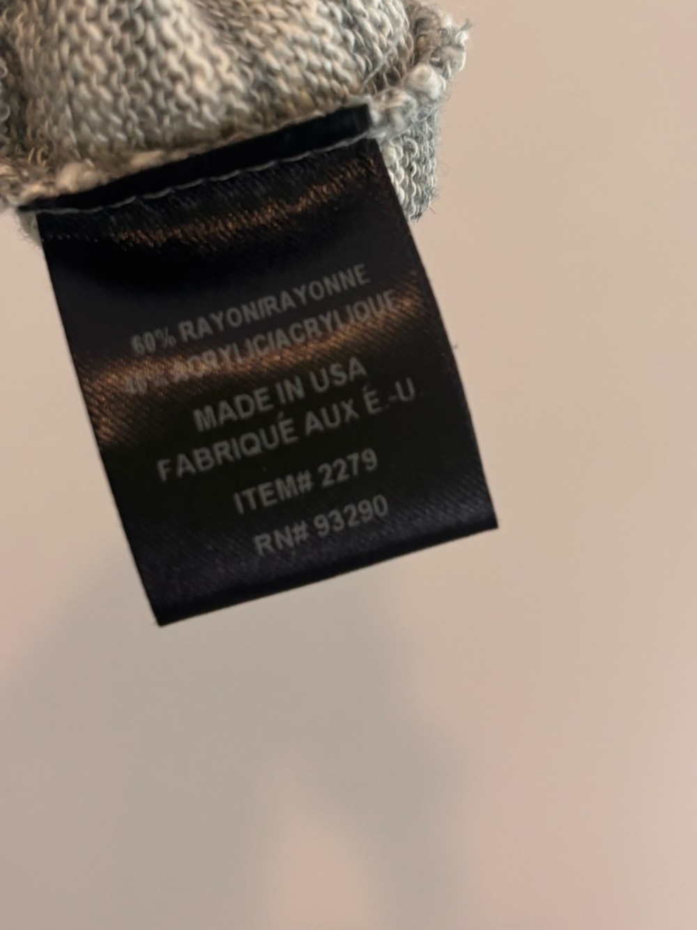 Lightweight Gray Open Front Sweater Small - Picture 4 of 5